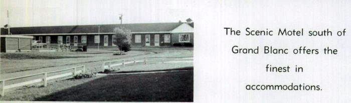 Scenic Motel (Scenic Inn) - Vintage Yearbook Ad (newer photo)